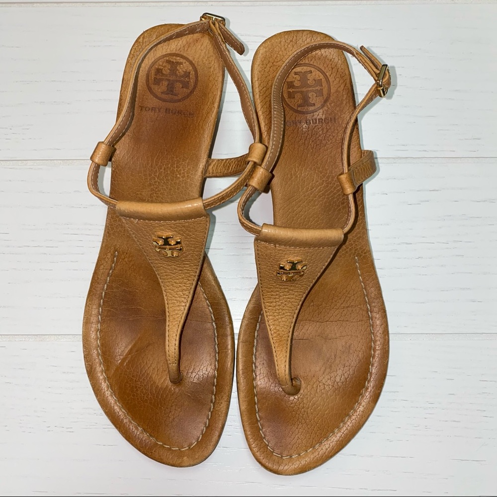 Tory Burch wedge heel sandals size 9